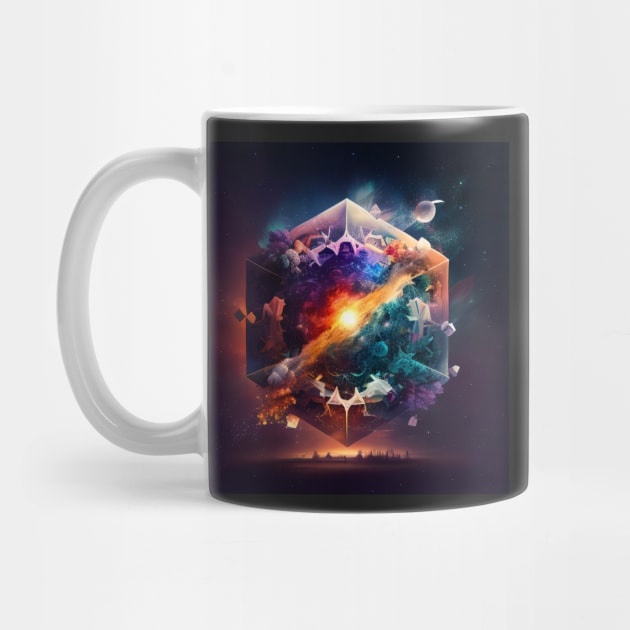 Fantasy Galaxy in a Bottle by D3monic